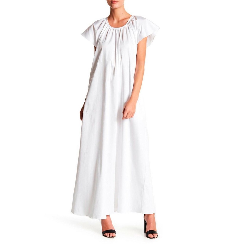 Opening Ceremony Flutter Sleeve Maxi Dress